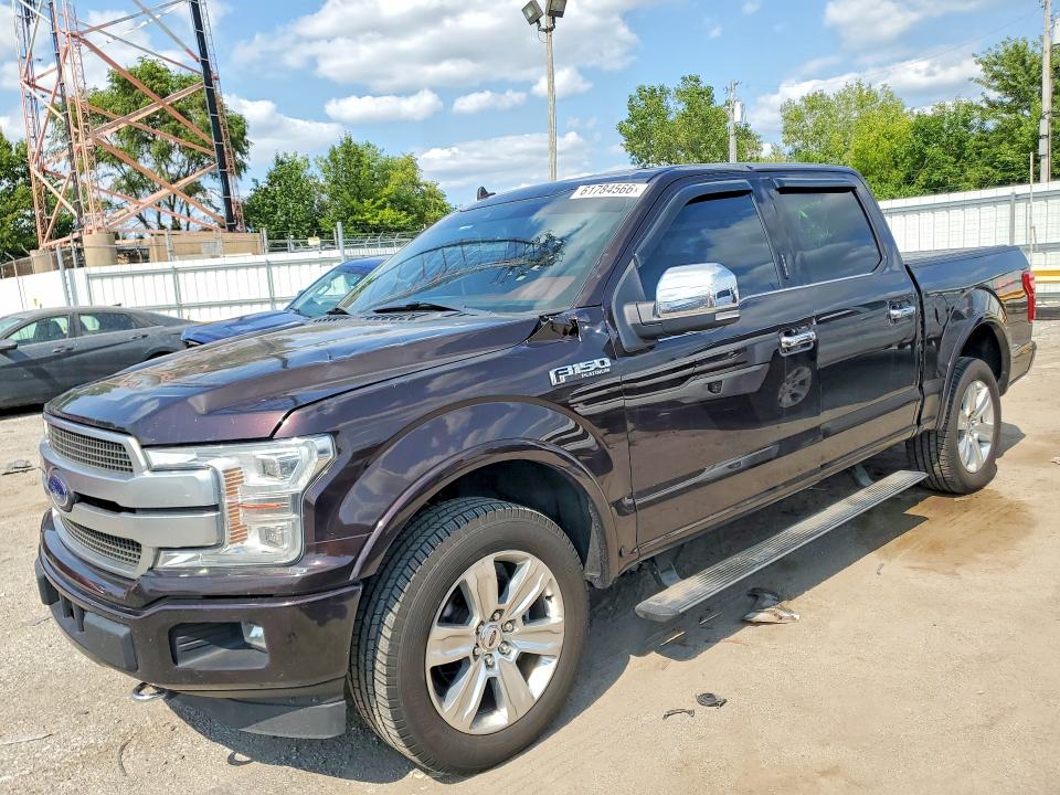 2019 Ford F-150 lightning VIN 1FTEW1E49KFB27996 — COPART salvage auction photo