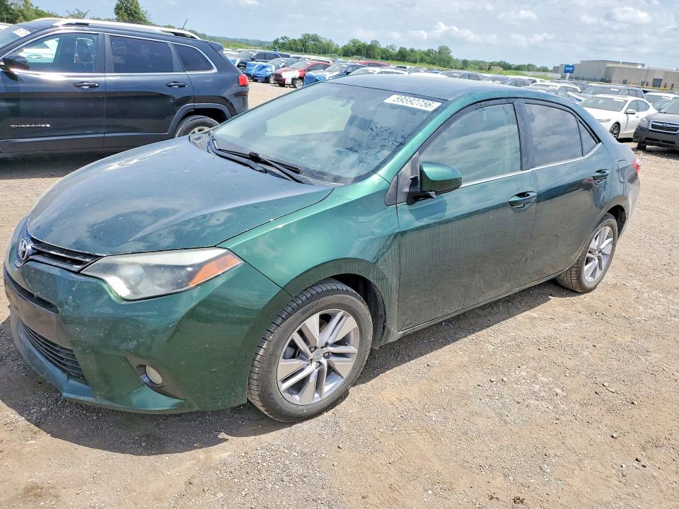 2015 Toyota Corolla VIN 5YFBPRHE4FP184091 COPART salvage auction — HAIL, Ia - Cert Of Title-Salvage Title, sold $80 on 2026-07-24 (photo 1)