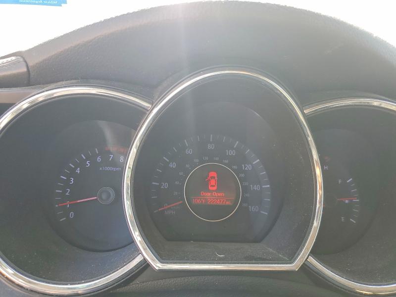 2012 Kia Optima VIN 5XXGN4A75CG075511 COPART salvage auction — FRONT END, Tx - Salvage Vehicle Title, sold $750 on 2026-07-31 (photo 9)