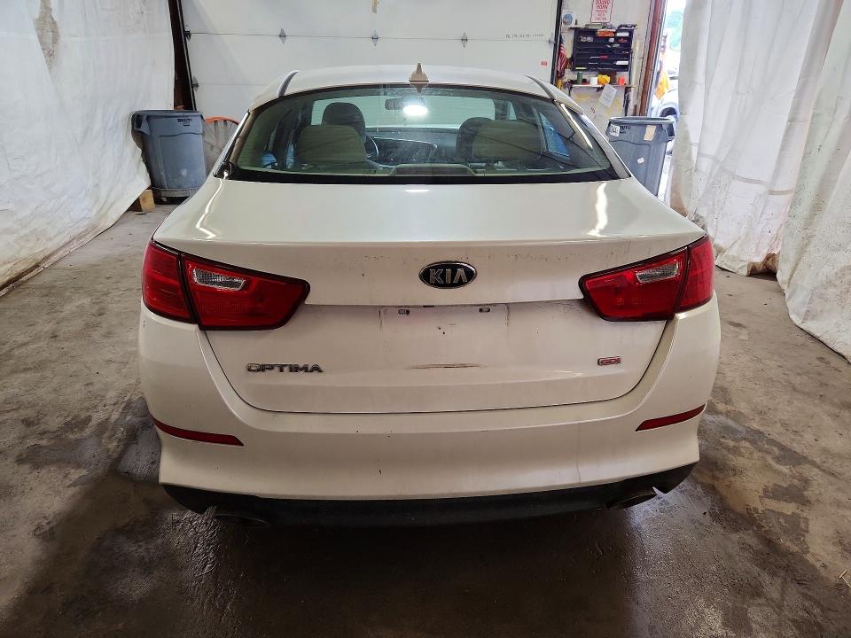 2015 Kia Optima VIN KNAGM4A75F5662364 COPART salvage auction — FRONT END, Pa - Certificate Of Salvage, sold $175 on 2026-07-23 (photo 6)
