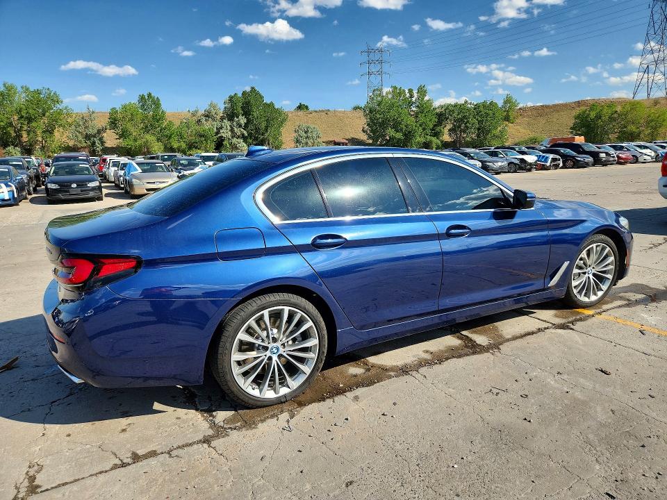 2023 BMW 5er VIN WBA33AG01PCM24311 COPART salvage auction — FRONT END, Co - Public - Salvage Title, sold $20,900 on 2026-08-24 (photo 3)