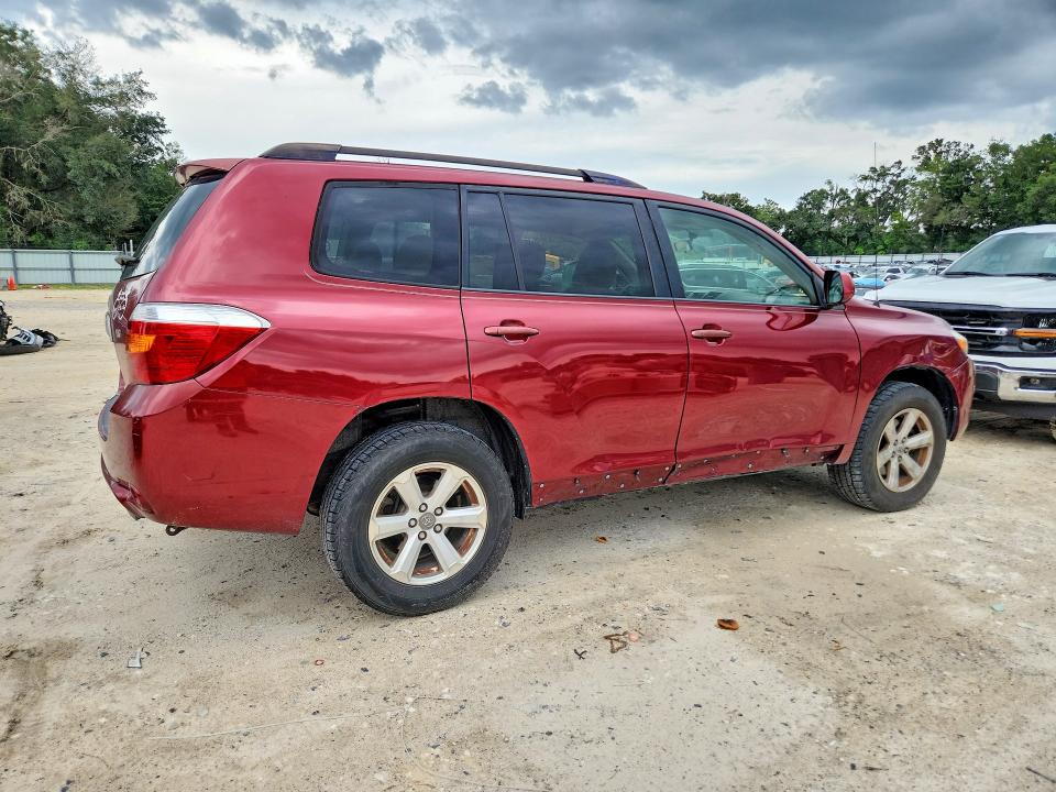 2008 Toyota Highlander VIN JTEDS41A082009657 COPART salvage auction — MINOR DENT/SCRATCHES, Fl - Certificate Of Title, sold $250 on 2026-07-28 (photo 3)