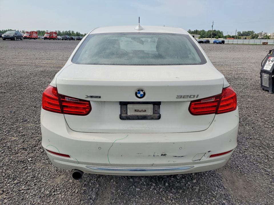 2015 BMW 3 series VIN WBA3C3C56FK202980 COPART salvage auction — WATER/FLOOD, On - Permit Irrepairable, sold $725 on 2026-08-06 (photo 6)