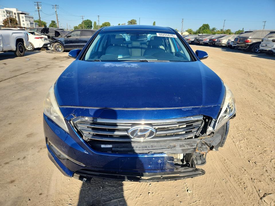 2023 Hyundai Sonata VIN 5NPE34AF3FH079473 COPART salvage auction — FRONT END, Ca - Salvage Certificate (P), sold $875 on 2026-07-27 (photo 5)