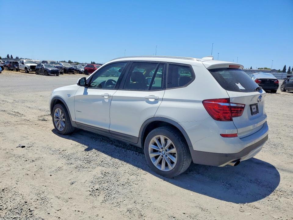 2015 BMW X3 VIN 5UXWY3C59F0E95689 COPART salvage auction — FRONT END, Ca - Dis/Dlr/Exp Only Clean Title, sold $3,000 on 2026-07-23 (photo 2)
