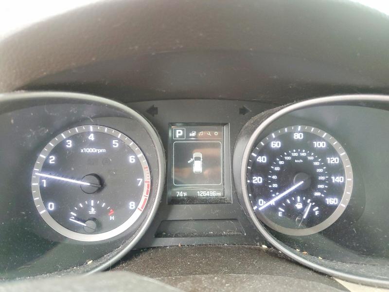 2017 Hyundai Santa fe VIN 5XYZTDLB8HG394954 COPART salvage auction — MINOR DENT/SCRATCHES, Wi - Certificate Of Title, sold $1,550 on 2026-07-14 (photo 9)