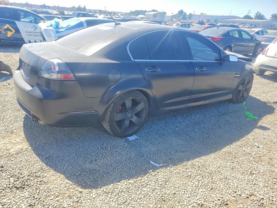 2008 Pontiac G8 VIN 6G2EC57Y48L127079 COPART salvage auction — FRONT END, Ca - Salvage Certificate, sold $3,750 on 2026-07-17 (photo 3)