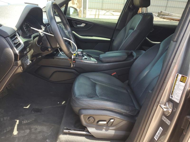 2018 Audi Q7 VIN WA1AAAF73JD012823 COPART salvage auction — NORMAL WEAR, Ok - Certificate Of Title (P), sold $3,000 on 2026-07-30 (photo 7)