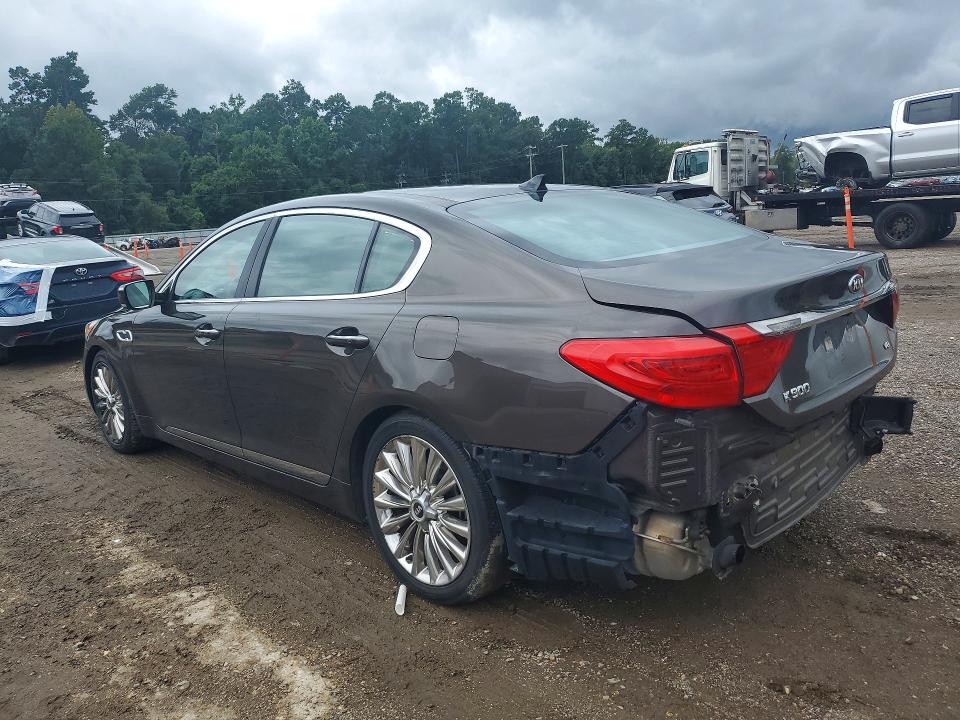 2015 Kia K900 VIN KNALW4D41F6018526 COPART salvage auction — REAR END, La - Cert Of Title-Salvage, sold $1,350 on 2026-07-21 (photo 2)