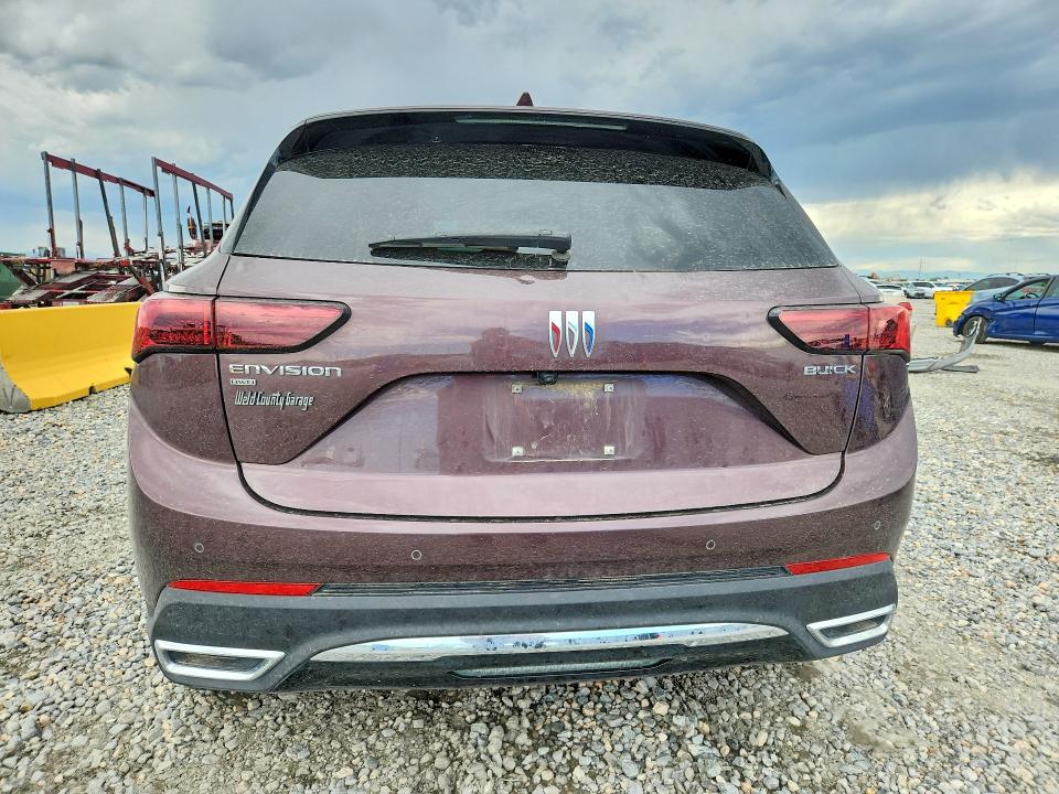 2025 Buick Envision VIN LRBFZKE40SD024557 COPART salvage auction — HAIL, Salvage Title, sold $1,300 on 2026-07-21 (photo 6)