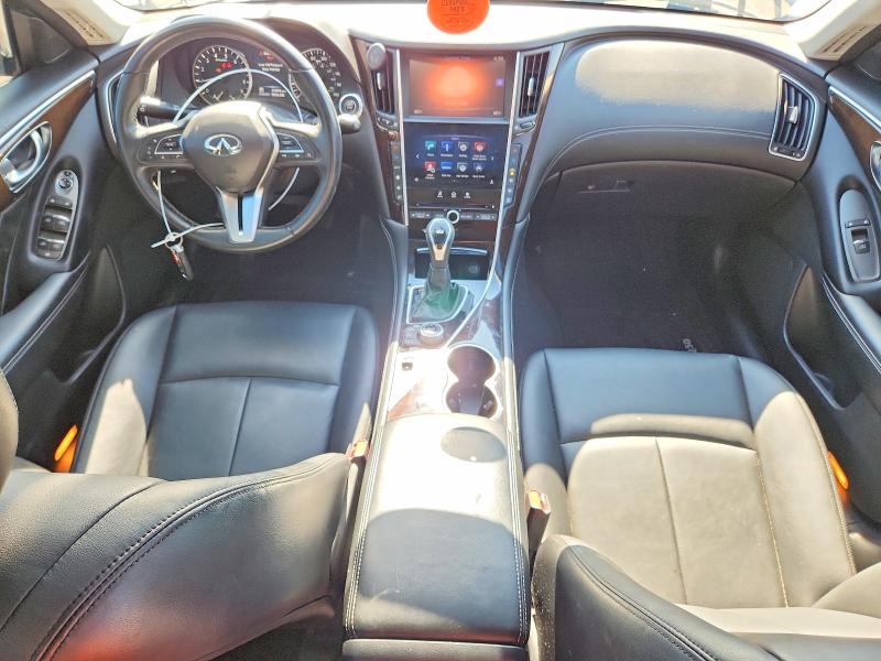 2018 Infiniti Q50 VIN JN1EV7AR7JM611699 COPART salvage auction — FRONT END, NY - MV-907A SALVAGE CERTIFICATE, sold $3,050 on 2026-07-27 (photo 8)