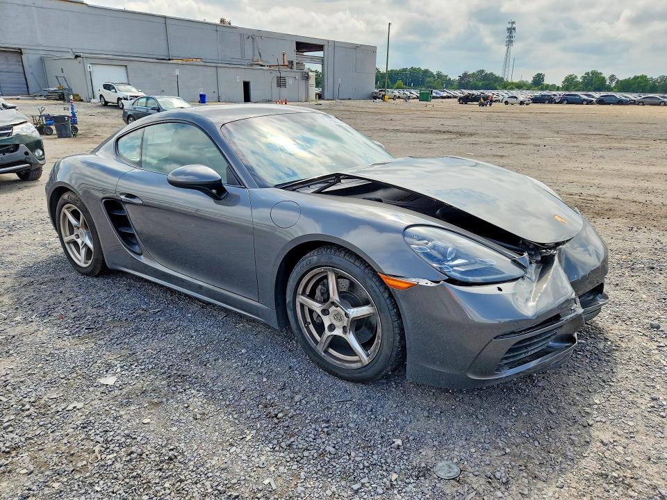 2017 Porsche Cayman VIN WP0AA2A88HS270594 COPART salvage auction — FRONT END, Va - Cert Of Title - Salvage, sold $16,200 on 2026-08-19 (photo 4)