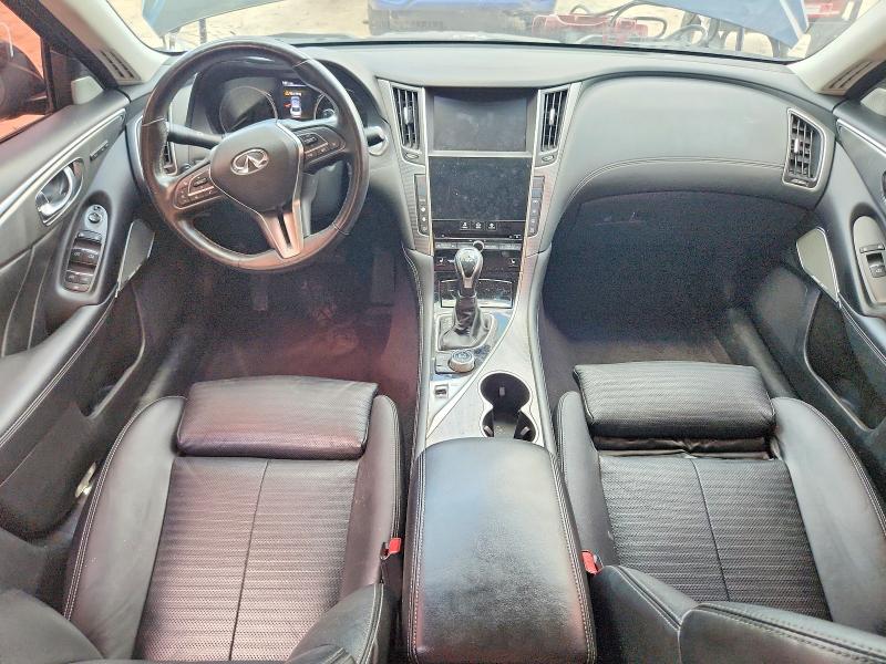 2019 Infiniti Q50 VIN JN1EV7AP6KM515823 COPART salvage auction — FRONT END, FL - CERT OF TITLE-REBUILT, sold $1,150 on 2026-08-27 (photo 8)