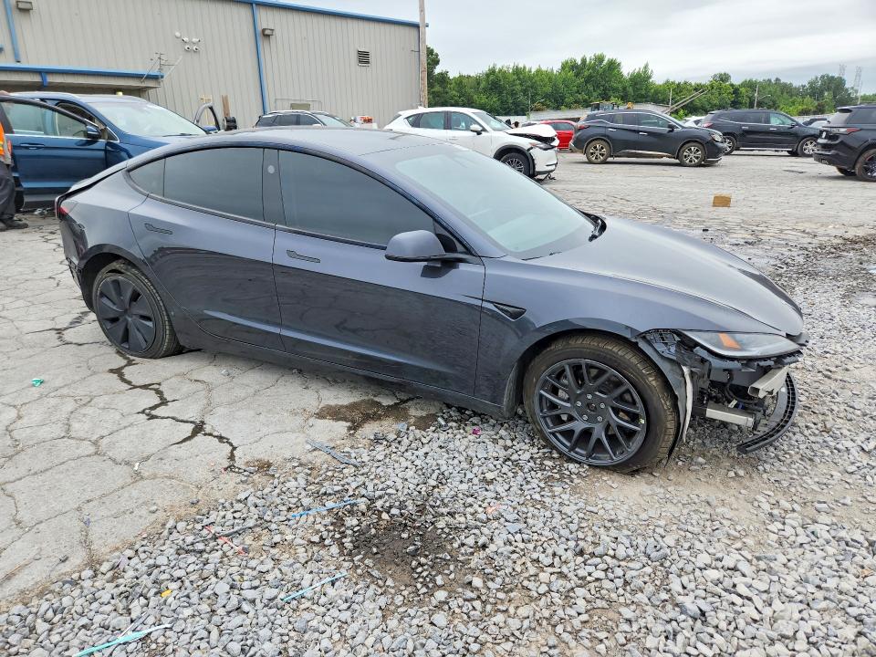 2024 Tesla Model 3 VIN 5YJ3E1EB9RF822177 COPART salvage auction — REAR END, TN - SALVAGE CERTIFICATE, sold $14,800 on 2026-09-01 (photo 4)