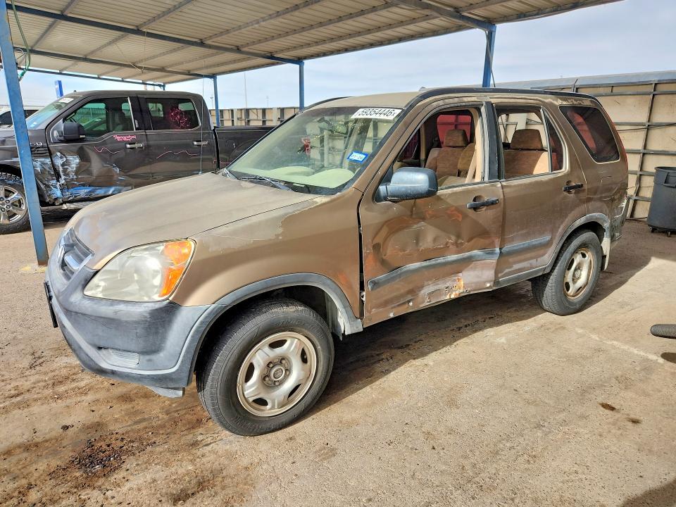2003 Honda Cr-v VIN JHLRD68443C014852 COPART salvage auction — REAR END, Tx - Certificate Of Title, sold $500 on 2026-07-17 (photo 1)