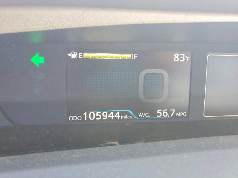 2016 Toyota Prius VIN JTDKARFU2G3017394 COPART salvage auction — FRONT END, CA - SALVAGE CERTIFICATE, sold $3,100 on 2026-07-29 (photo 9)