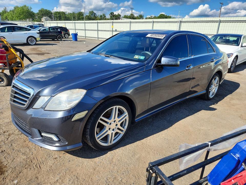 2010 Mercedes-benz E-class VIN WDDHF7CB9AA072887 COPART salvage auction — SIDE, Pa - Certificate Of Salvage, sold $1,500 on 2026-07-24 (photo 1)