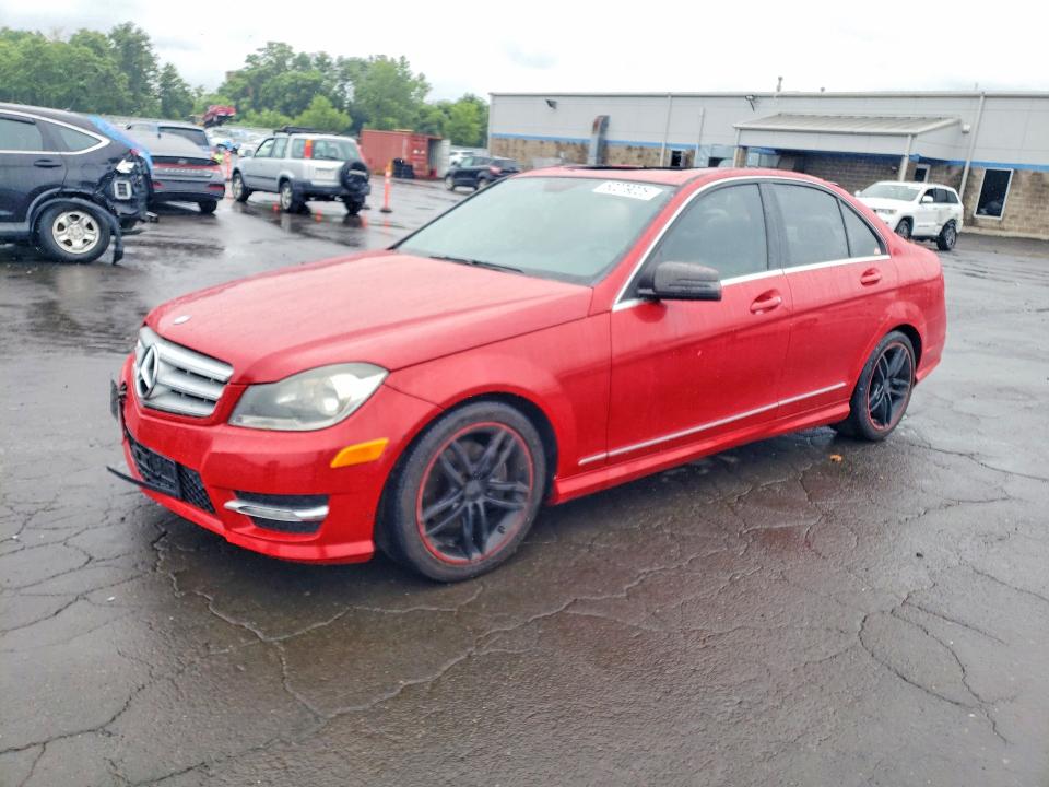 2012 Mercedes-benz VIN WDDGF8BBXCR208581 COPART salvage auction — ROOF, Ct - Cert Of Title-Salvage, sold $875 on 2026-07-17 (photo 1)