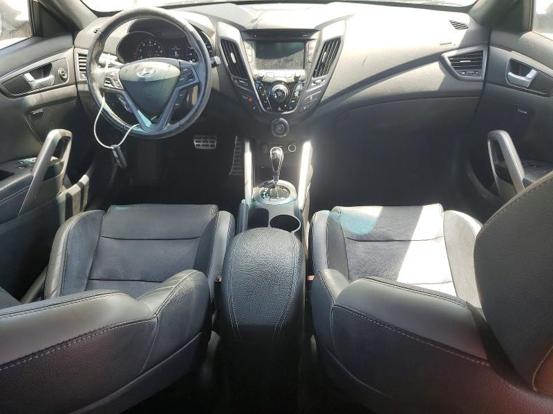 2016 Hyundai Veloster VIN KMHTC6AE8GU302765 COPART salvage auction — NORMAL WEAR, Ca - Dis/Dlr/Exp Only Clean Title, sold $1,250 on 2026-07-31 (photo 8)