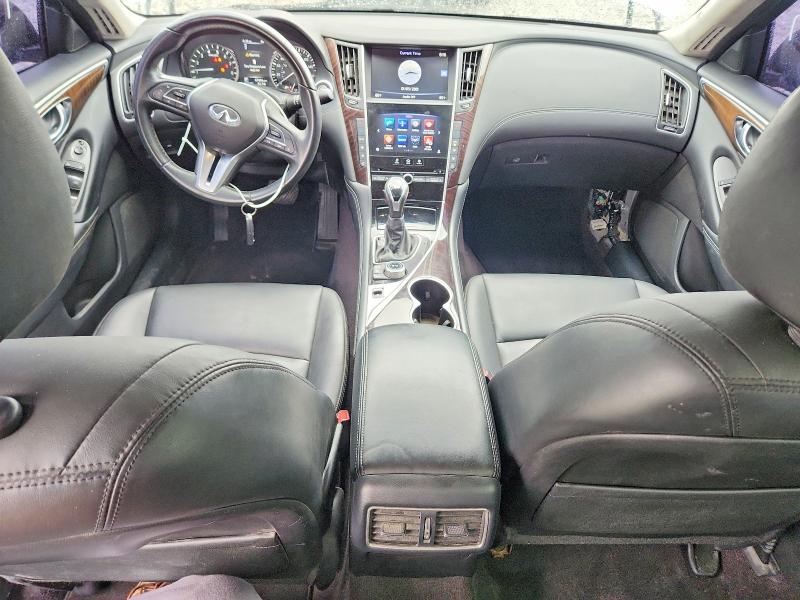 2019 Infiniti Q50 VIN JN1EV7AP5KM519040 COPART salvage auction — DAMAGE HISTORY, OH - CERTIFICATE OF TITLE, sold $2,700 on 2026-07-31 (photo 8)