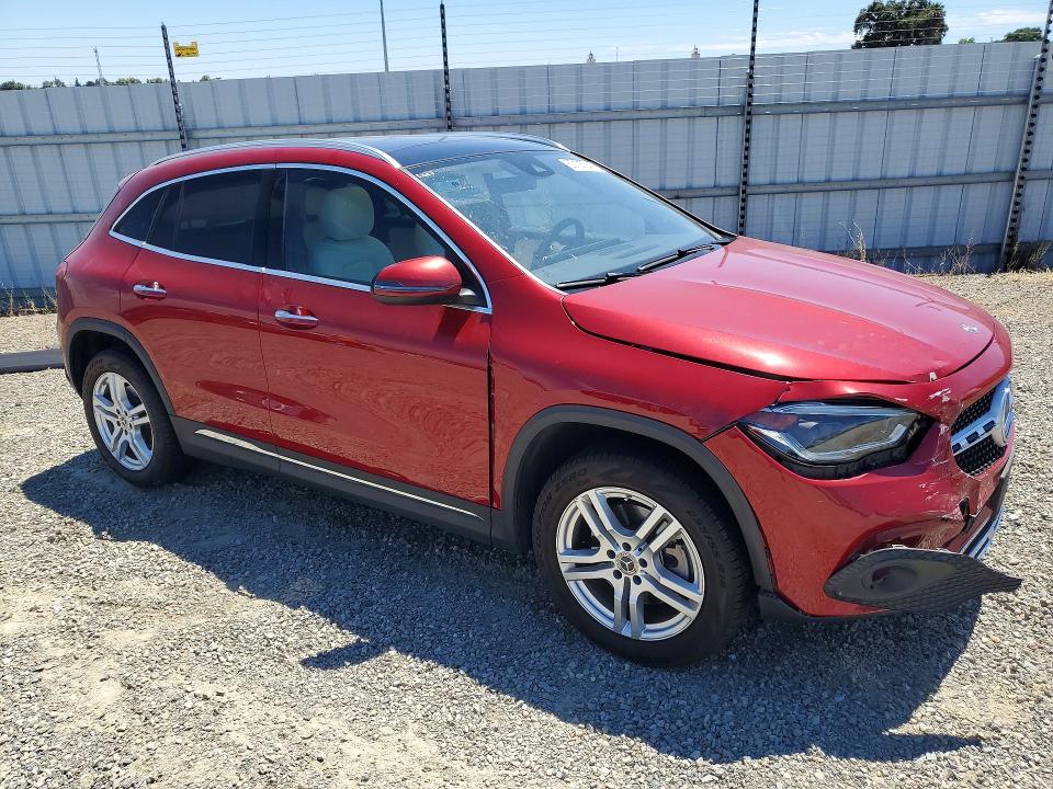 2022 Mercedes-benz Gla-klasse VIN W1N4N4GB0NJ329941 COPART salvage auction — FRONT END, Ca - Salvage Certificate, sold $7,700 on 2026-08-13 (photo 4)