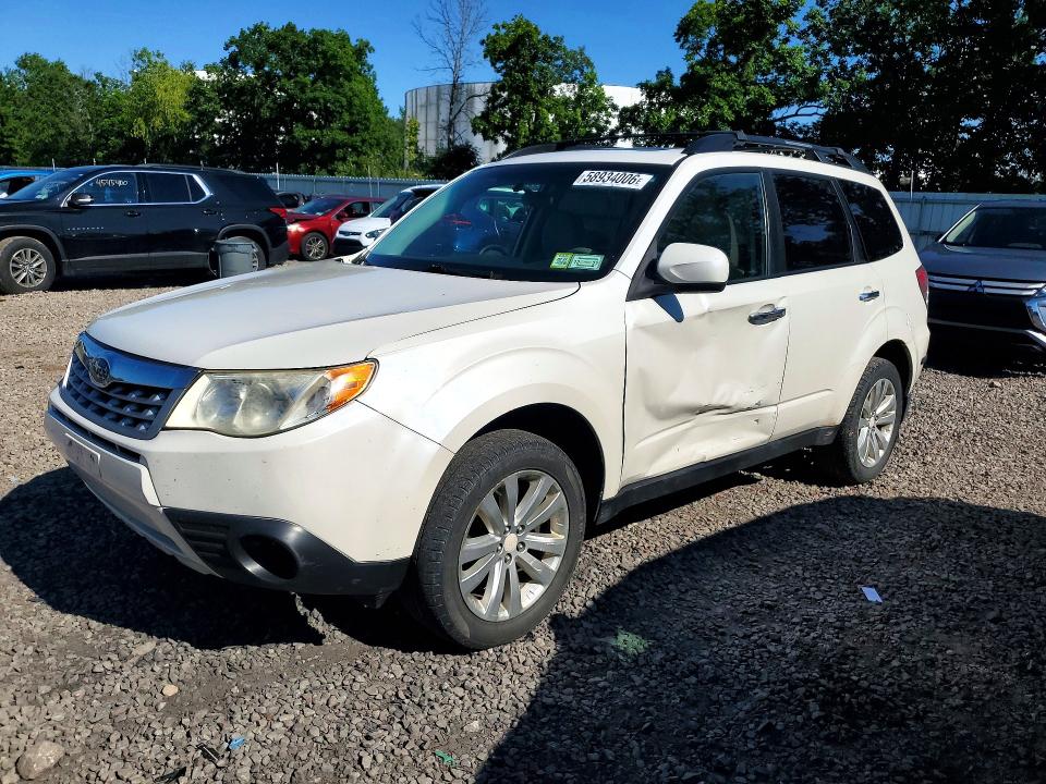 2011 Subaru Forester VIN JF2SHADC3BH755709 COPART salvage auction — FRONT END, Ny - Mv-907A Salvage Certificate, sold $425 on 2026-07-27 (photo 1)