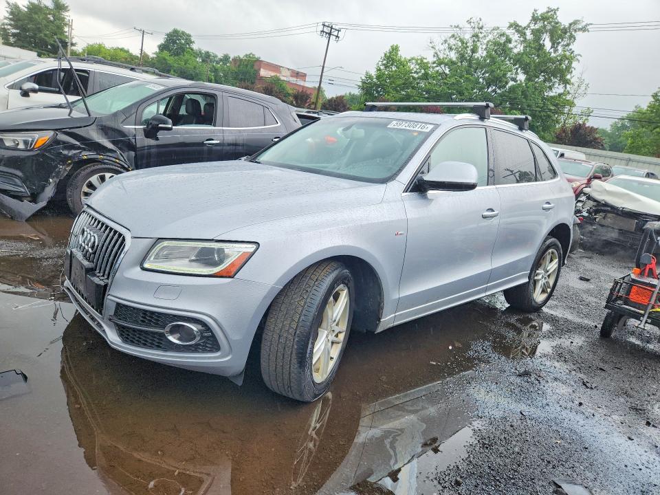 2017 Audi Q5 VIN WA1D7AFP0HA077555 COPART salvage auction — FRONT END, Ct - Cert Of Title-Salvage, sold $800 on 2026-07-17 (photo 1)