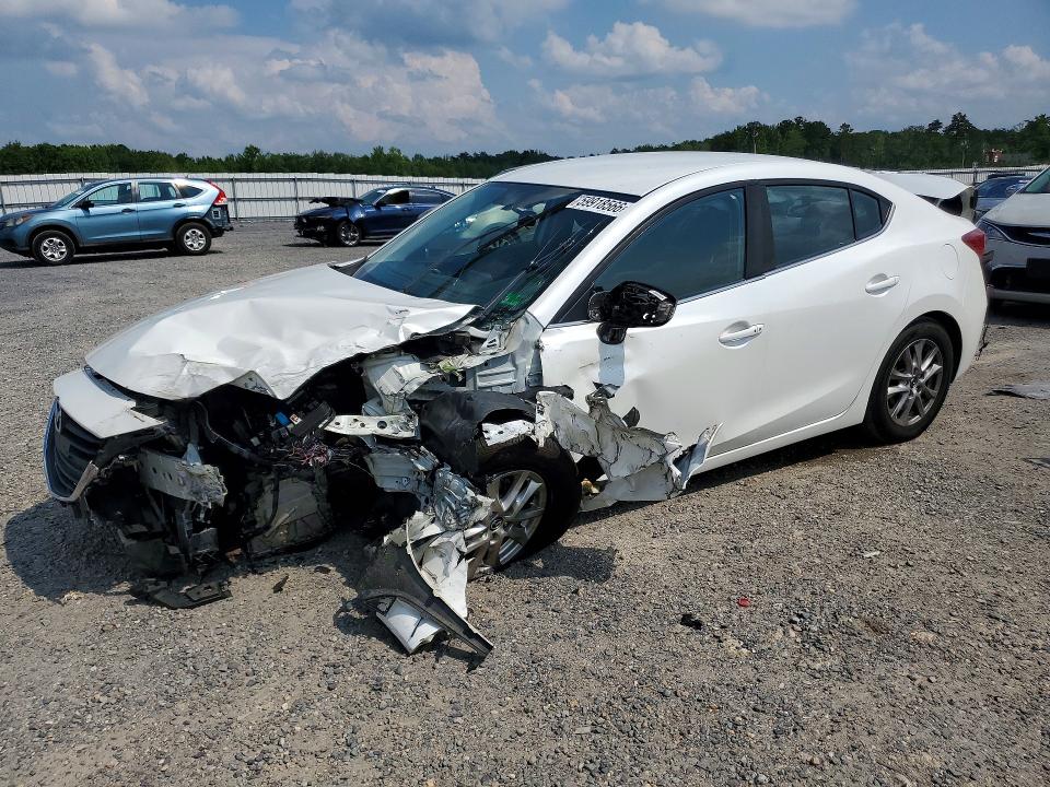 2014 Mazda 3 VIN JM1BM1V75E1115056 COPART salvage auction — FRONT END, VA - CERT OF TITLE - SALVAGE, sold $325 on 2026-07-29 (photo 1)