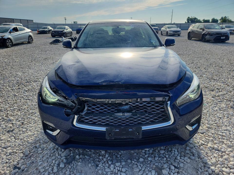 2021 Infiniti Q50 VIN JN1EV7BP5MM701922 COPART salvage auction — FRONT END, Tx - Salvage Vehicle Title, sold $5,800 on 2026-07-16 (photo 5)