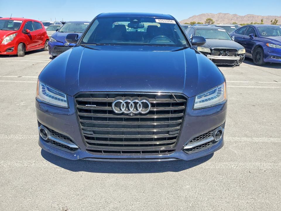 2017 Audi A8 VIN WAU43AFD2HN005091 COPART salvage auction — FRONT END, Nv - Certificate Of Title (P), sold $975 on 2026-09-08 (photo 5)