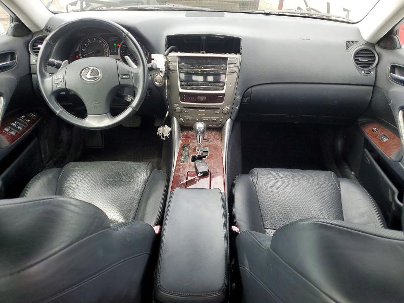 2006 Lexus Is 250 VIN JTHBK262962012036 COPART salvage auction — FRONT END, CT - CERT OF TITLE-SALVAGE, sold $500 on 2026-07-16 (photo 8)