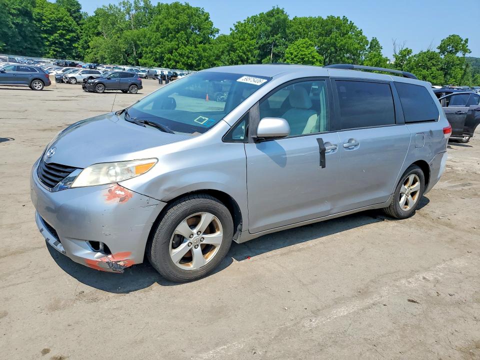 2011 Toyota Sienna VIN 5TDKK3DC8BS066997 COPART salvage auction — FRONT END, Ny - Certificate Of Title, sold $1,450 on 2026-07-09 (photo 1)