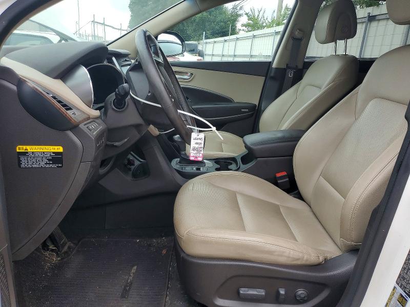 2017 Hyundai VIN KM8SRDHF5HU187718 COPART salvage auction — FRONT END, Oh - Cert Of Title-Salvage, sold $2,800 on 2026-07-15 (photo 7)