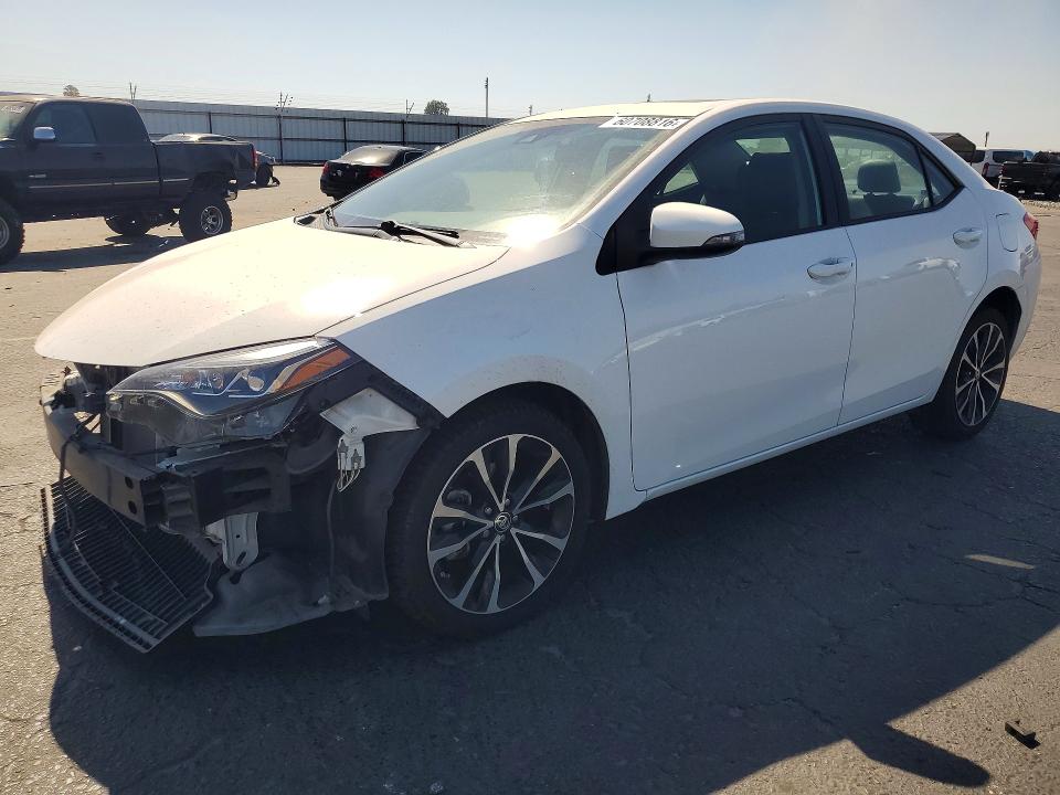 2017 Toyota Corolla VIN 5YFBURHE4HP677667 COPART salvage auction — FRONT END, Ca - Salvage Certificate, sold $4,300 on 2026-07-30 (photo 1)