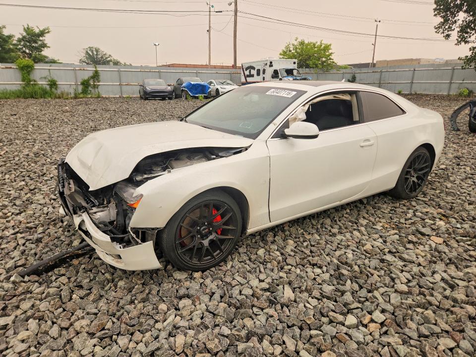 2012 Audi A5 VIN WAULFAFR2CA005736 COPART salvage auction — FRONT END, NY - MV-907A SALVAGE CERTIFICATE, sold $325 on 2026-07-23 (photo 1)