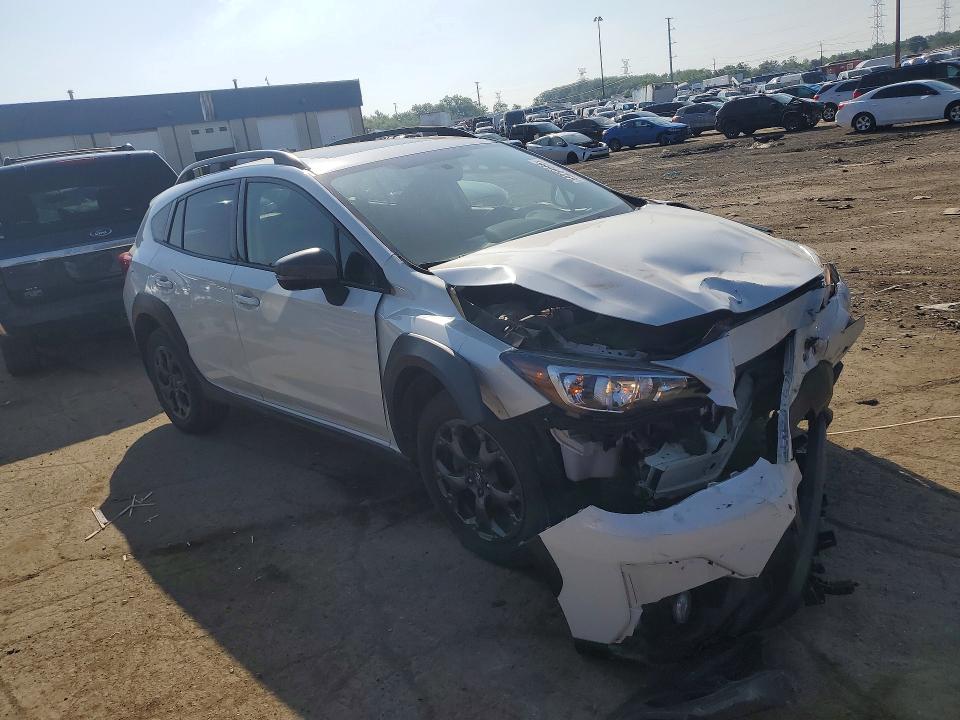 2021 Subaru VIN JF2GTHSC0MH378498 COPART salvage auction — FRONT END, Mi - Cert Of Title-Rebuilt Salvage, sold $4,150 on 2026-07-14 (photo 4)