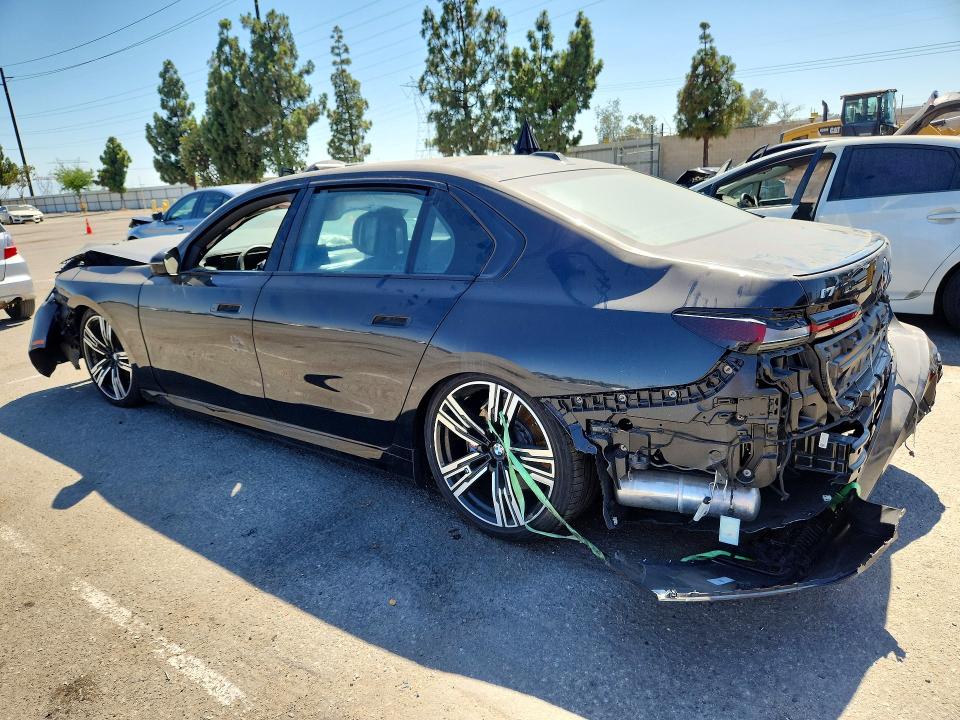 2023 BMW I7 VIN WBY53EJ09PCN55206 COPART salvage auction — FRAME DAMAGE, Ca - Salvage Certificate, sold $22,800 on 2026-08-06 (photo 2)