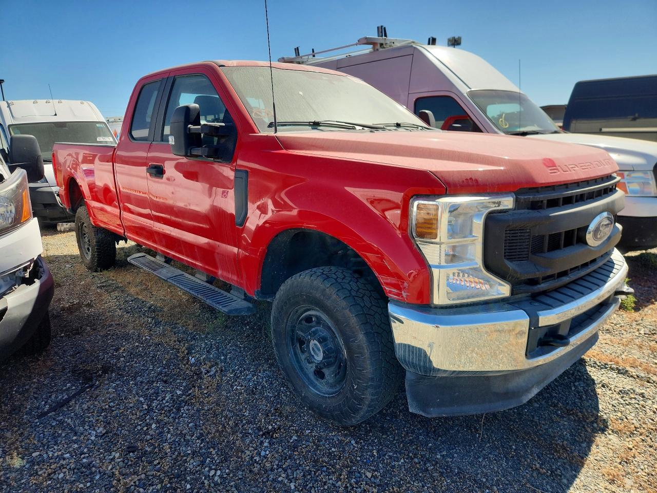 2022 Ford F-250 Super Duty VIN 1FT7X2BT4NEF46727 COPART salvage auction — Rear End, CA - SALVAGE CERTIFICATE, sold $16,600 on 2026-07-09 (photo 4)