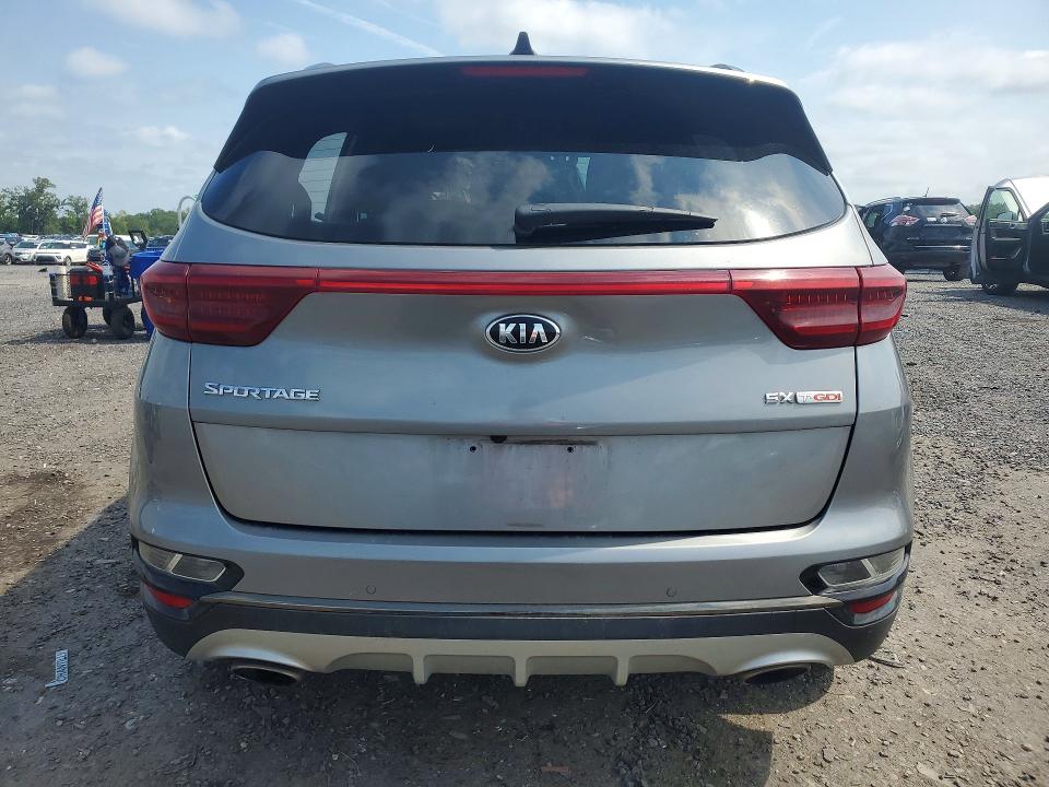 2021 Kia Sportage VIN KNDPRCA69M7874563 COPART salvage auction — SIDE, Va - Cert Of Title - Salvage, sold $4,200 on 2026-07-22 (photo 6)