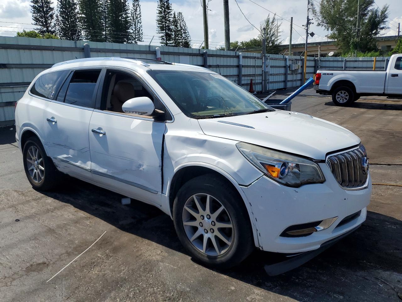 2017 Buick Enclave VIN 5GAKRBKDXHJ177382 COPART salvage auction — Side, FL - CERTIFICATE OF TITLE, sold $1,500 on 2026-09-18 (photo 4)