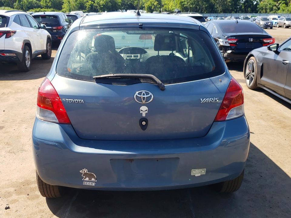 2009 Toyota Yaris VIN JTDJT903595230059 COPART salvage auction — FRONT END, Ct - Certificate Of Title, sold $450 on 2026-07-28 (photo 6)