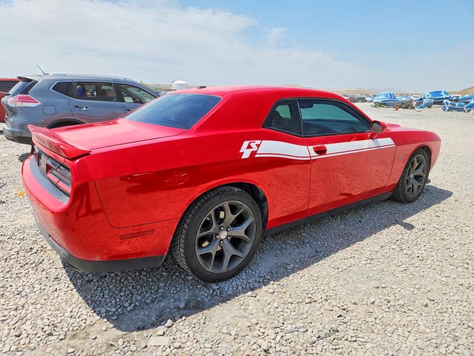 2015 Dodge Challenger VIN 2C3CDZAT3FH822301 COPART salvage auction — FRONT END, Ut - Salvage Certificate, sold $4,800 on 2026-08-21 (photo 3)