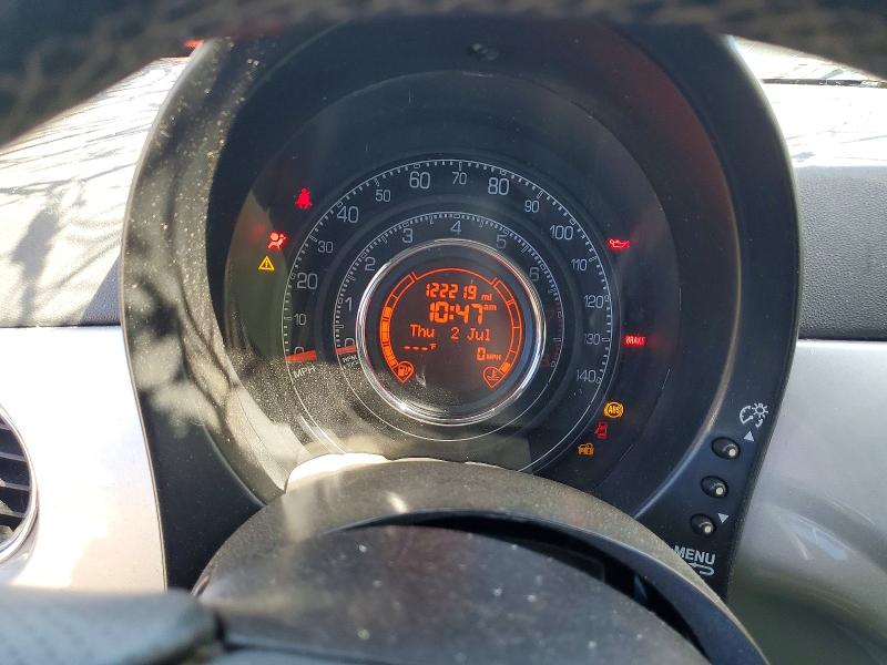 2013 Fiat 500 VIN 3C3CFFHH3DT554249 COPART salvage auction — FRONT END, Or - Lien Papers Salvage, sold $175 on 2026-10-06 (photo 9)