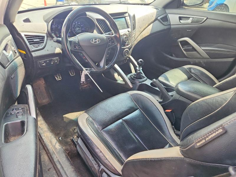 2014 Hyundai Veloster VIN KMHTC6AE4EU188874 COPART salvage auction — FRONT END, Salvage Title, sold $775 on 2026-07-22 (photo 8)