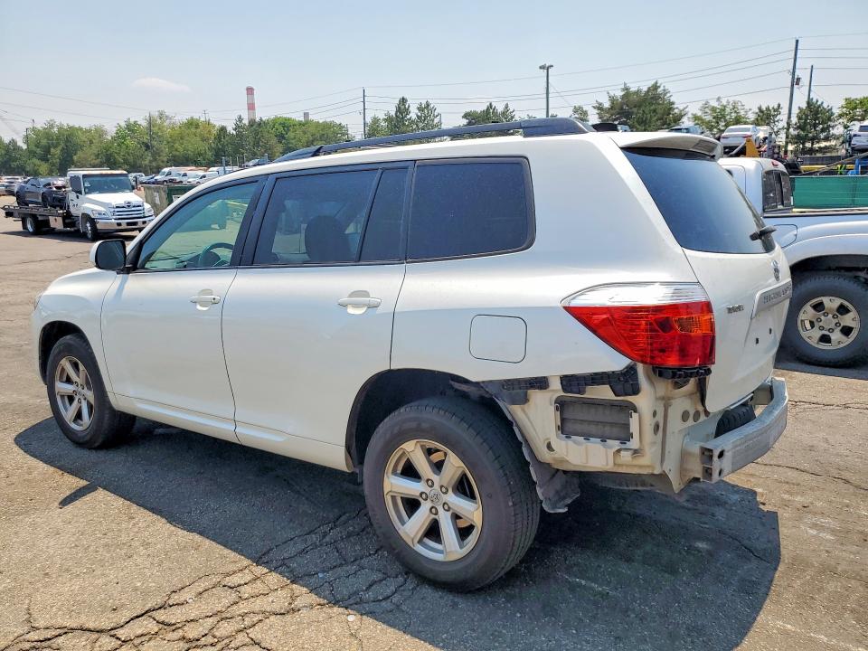 2009 Toyota Highlander VIN JTEDA41AX92005247 COPART salvage auction — REAR END, CO - PUBLIC - SALVAGE TITLE (P), sold $1,100 on 2026-07-14 (photo 2)