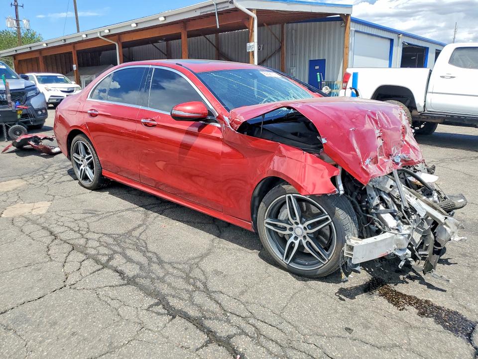 2017 Mercedes-benz E-klasse VIN WDDZF4KB8HA184045 COPART salvage auction — FRONT END, Co - Public - Salvage Title, sold $625 on 2026-07-23 (photo 4)