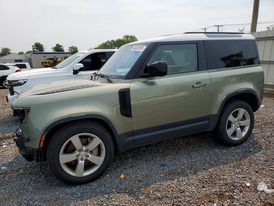 2021 Land rover Defender VIN SALEV6RU5M2051707 COPART salvage auction — FRONT END, Nj - Cert Of Title-Salvage, sold $23,300 on 2026-08-28 (photo 1)