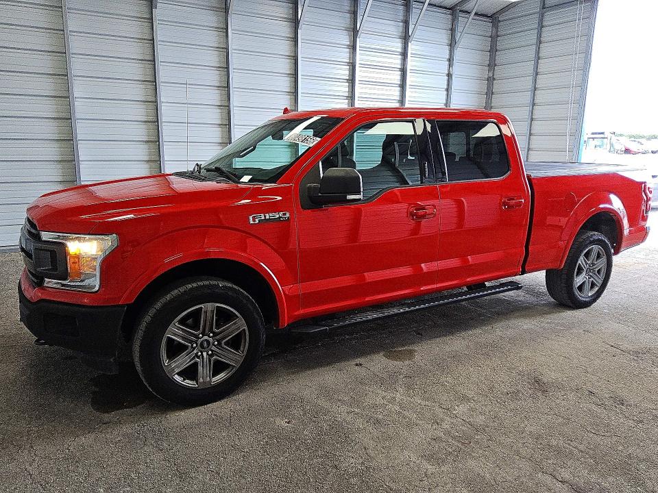 2018 Ford F-150 lightning VIN 1FTFW1EG6JFE20381 — COPART salvage auction photo