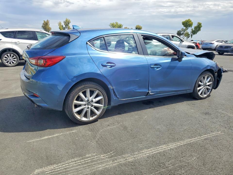 2017 Mazda 3 VIN JM1BN1M30H1135442 COPART salvage auction — FRONT END, Ca - Salvage Certificate, sold $1,550 on 2026-07-22 (photo 3)