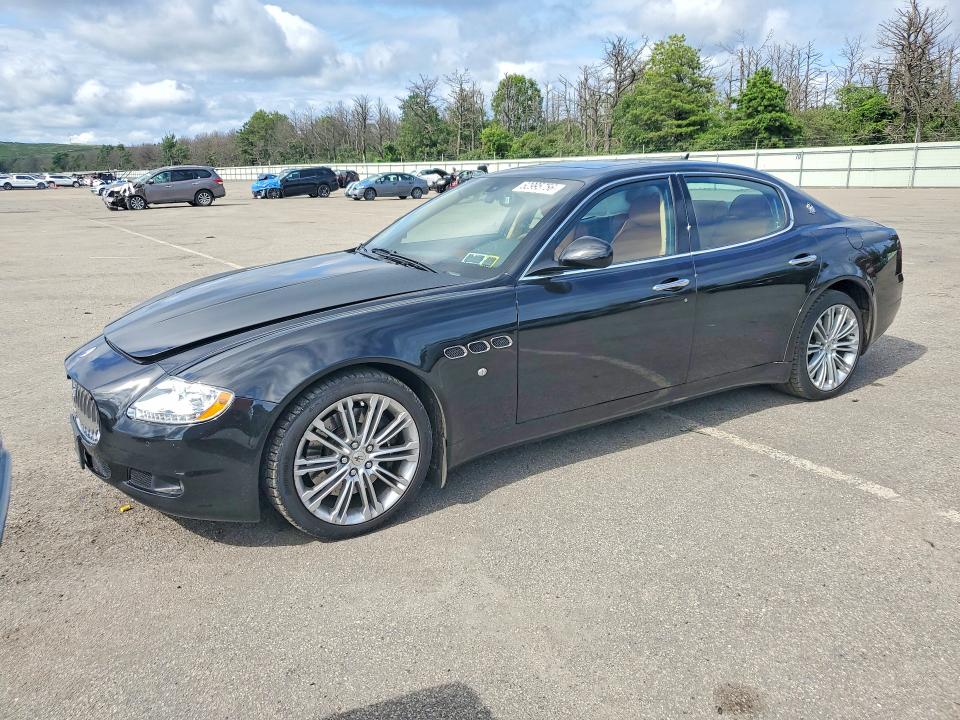 2010 Maserati Quattroporte VIN ZAM39JKA0A0050697 COPART salvage auction — SIDE, NY - MV-907A SALVAGE CERTIFICATE, sold $4,300 on 2026-08-07 (photo 1)